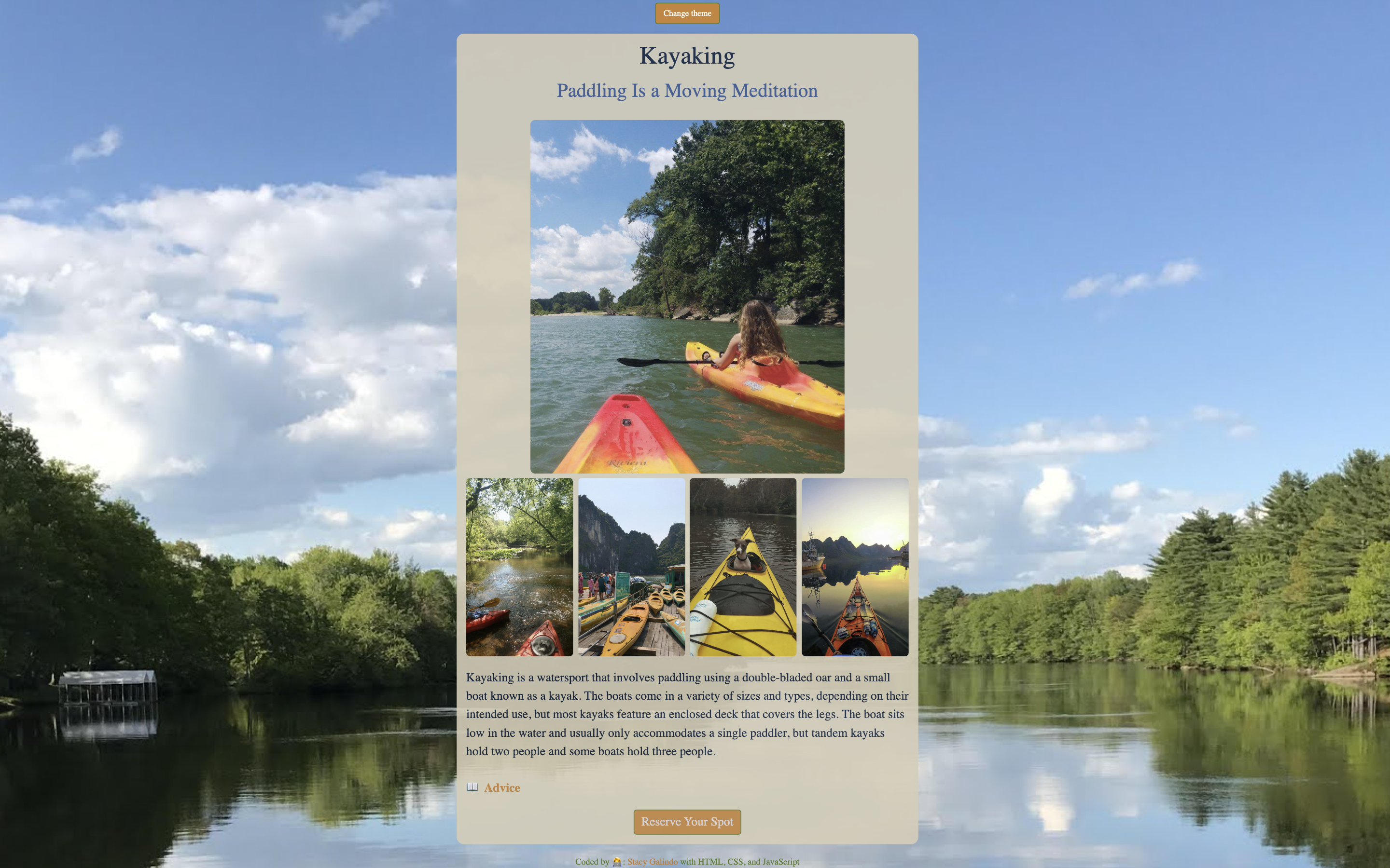 Kayak project preview